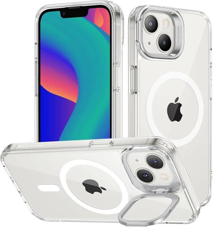 Mbështjellës ESR Classic Kickstand me HaloLock për iPhone 14 Plus, transparent