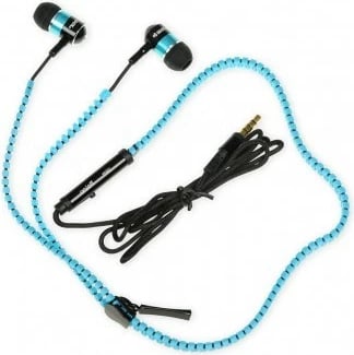 Kufje in-ear iBOX Z4 Zip me mikrofon, e zezë/e kaltër