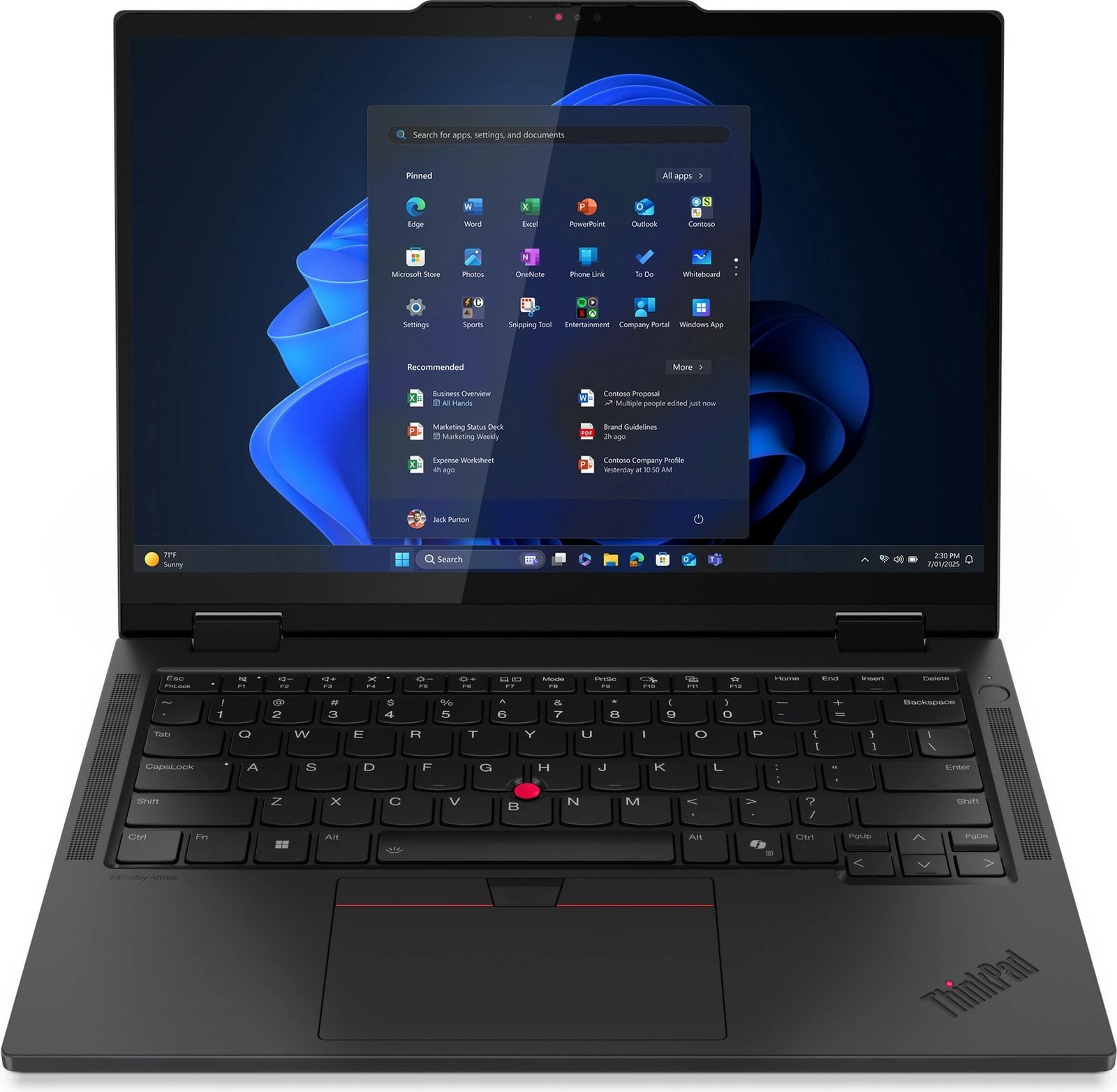 Laptop Lenovo ThinkPad T14s 2-in-1 G1, 16GB RAM, 512GB SSD, Windows 11 Pro, e zezë