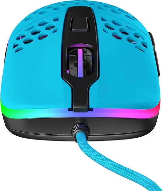 Maus Cherry XTRFY M42, Optik, USB Type-A, 16000 DPI, Blu