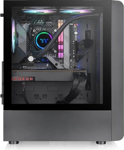 Kasë Thermaltake S200 Tempered Glass ARGBx3, Midi Tower, e zezë