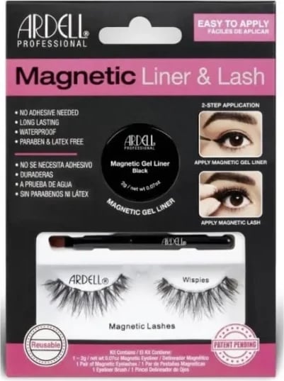 Qerpikë magnetik me eyeliner Ardell Wispies