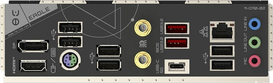Pllakë amë Gigabyte B650 EAGLE AX, Socket AM5, ATX, 4x DDR5, Wi-Fi 6E, e zezë
