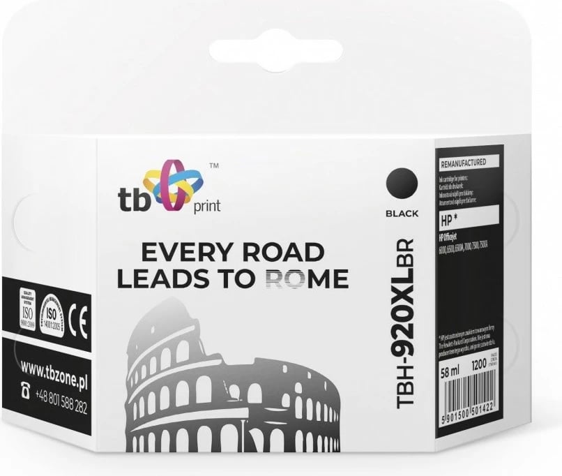 Toner TB Print TBH-920XLBR për HP Officejet, i zi