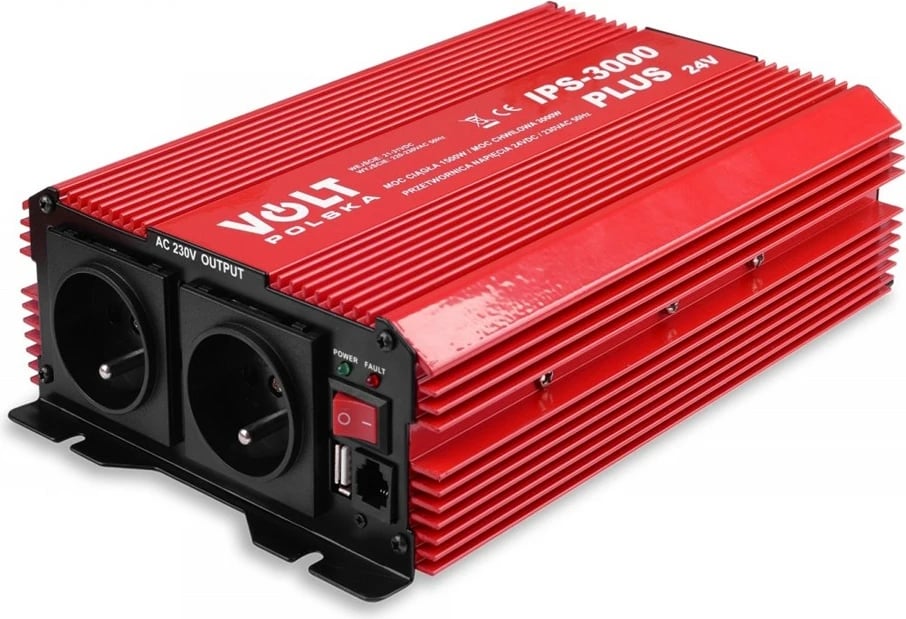 Konvertues voltazhi Volt Polska IPS 3000 PLUS 24/230V, 1500/3000W, me telekomandë