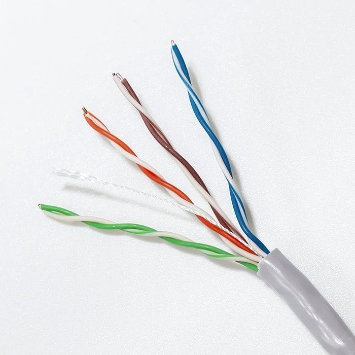 Kabllo rrjeti Qoltec 50358 UTP, CAT5E, 305m, gri