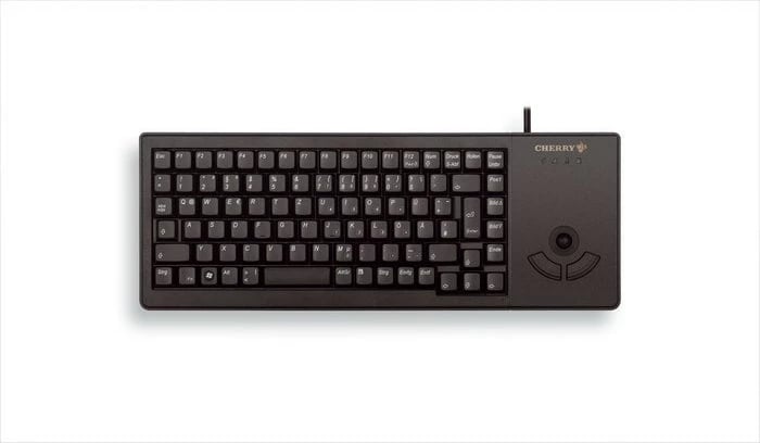 Tastierë Cherry XS Trackball, Full-size, USB, QWERTY, e zezë