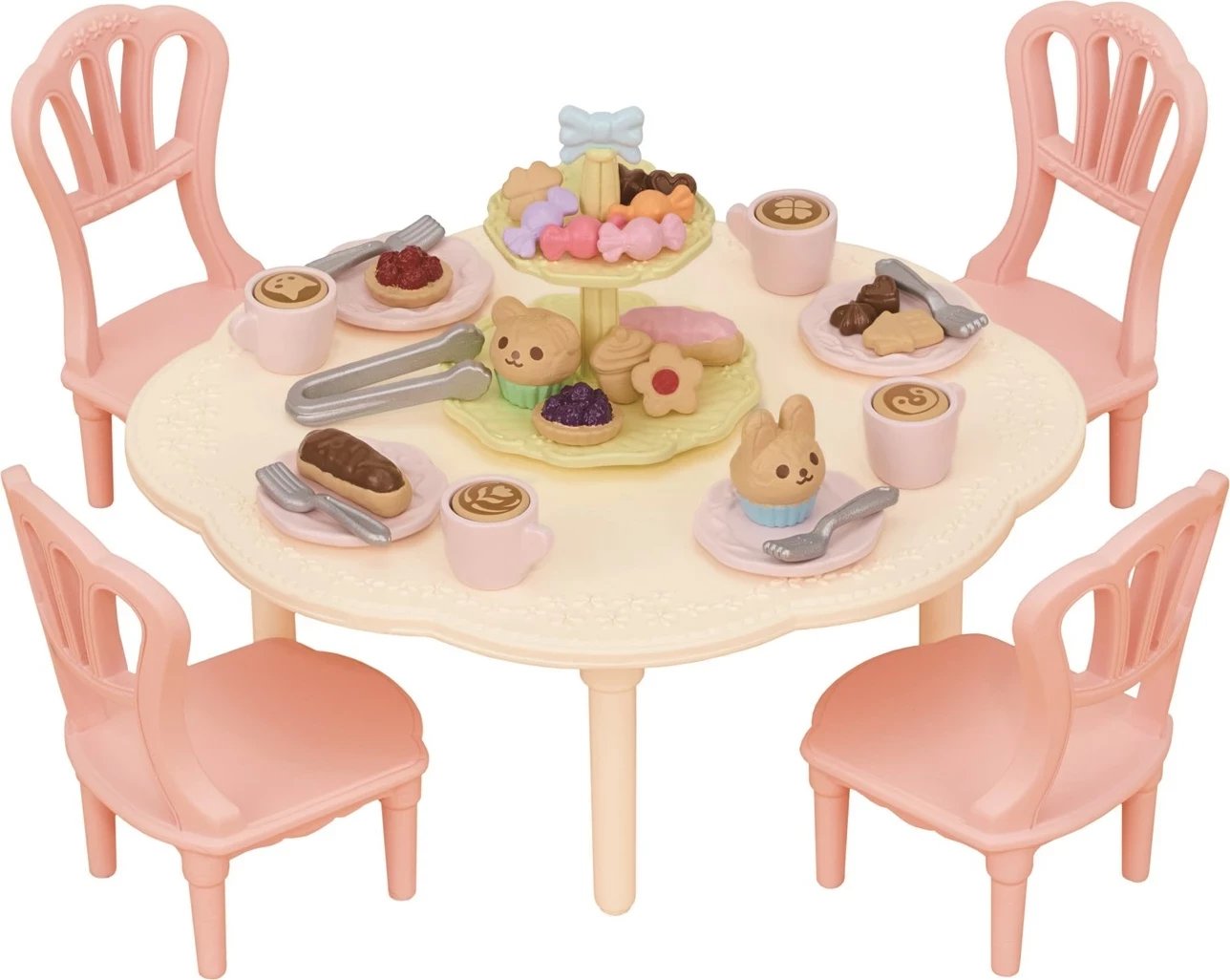 Set lodrash Sylvanian Families Sweets Party, EPOCH, 05742, shumëngjyrësh