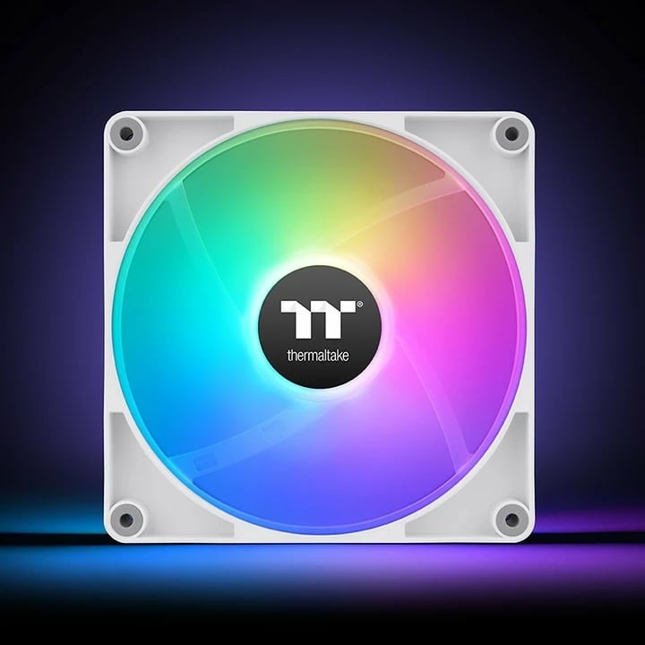 Ventilator Thermaltake CT120 Reverse ARGB, 12 cm, 500-2000 RPM, Bardhë