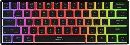 Tastierë Genesis Thor 660 G2 RGB, Gateron Red, e zezë