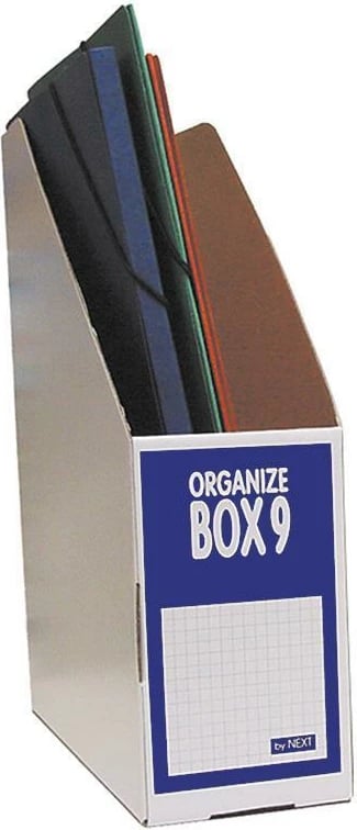 Mbajtës revista NEXT, Letër e trashë, Bardhë Blu