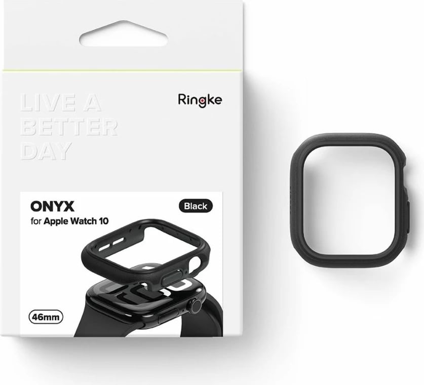 Mbështjellës Ringke Onyx për Apple Watch 10, 46mm, Zi