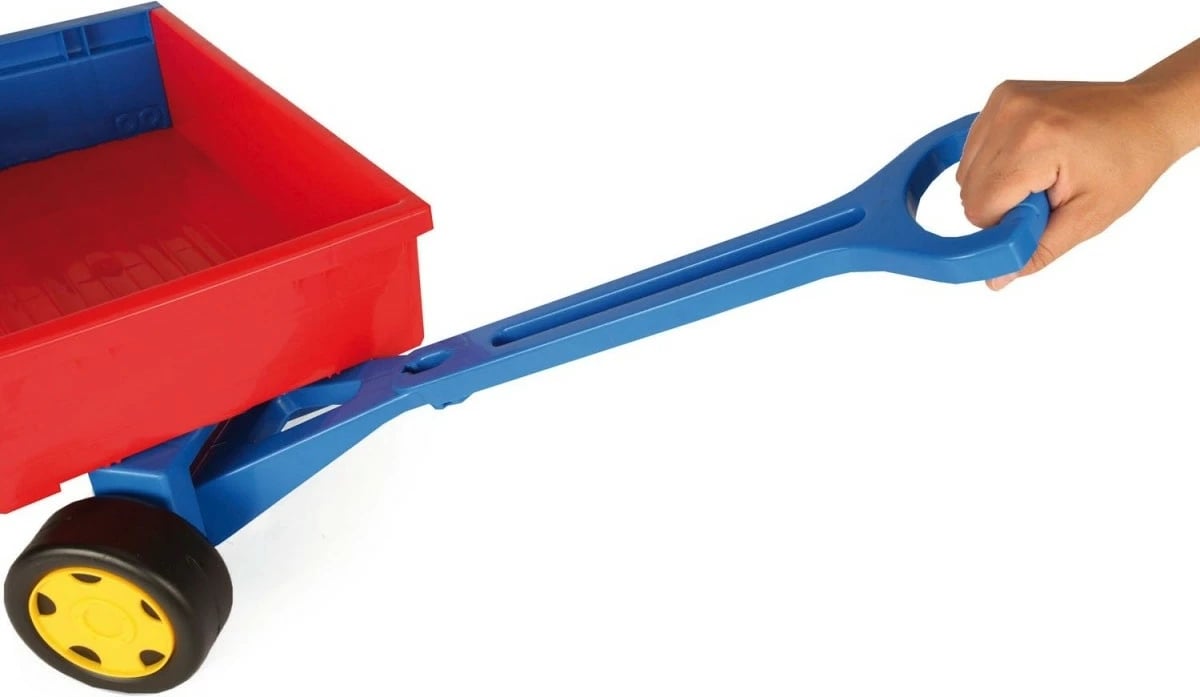Karrocë lodër Wader Gigant Trailer Cart 95 cm, plastikë, kuqe/kaltër