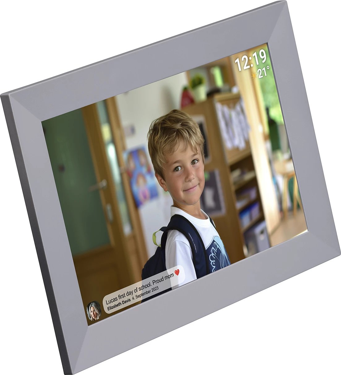 Kornizë digjitale Denver Frameo PFF-1026GR, 10.1", 16 GB, Gri Kornizë digjitale Denver Frameo PFF-1026GR, 10.1", 16 GB, Gri