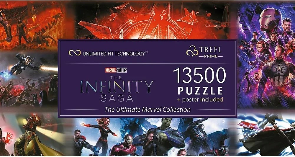 Puzzle Trefl Ultimate Marvel Collection 13500 pjesë, me poster Puzzle Trefl Ultimate Marvel Collection 13500 pjesë, me poster