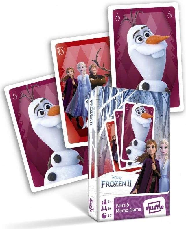 Lojë letra Cartamundi Frozen 2 Piotruś & Memo për fëmijë, 2 lojtarë, 3+ vjeç