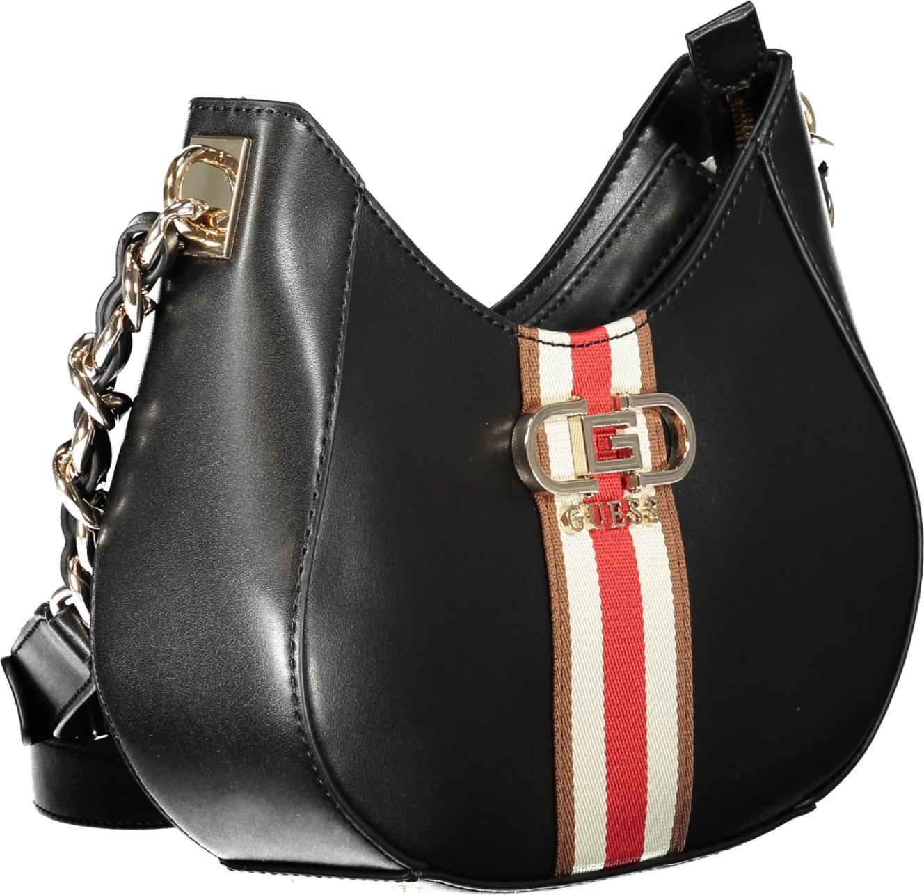 Çantë për femra GUESS JEANS Nelka, e zezë