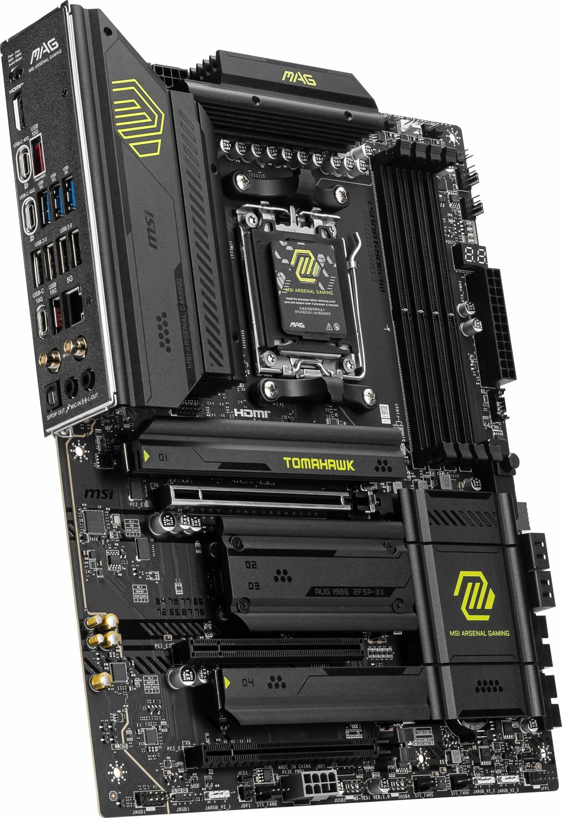 Pllakë amë MSI MAG X870 TOMAHAWK WIFI, AMD, Socket AM5, DDR5, e zezë