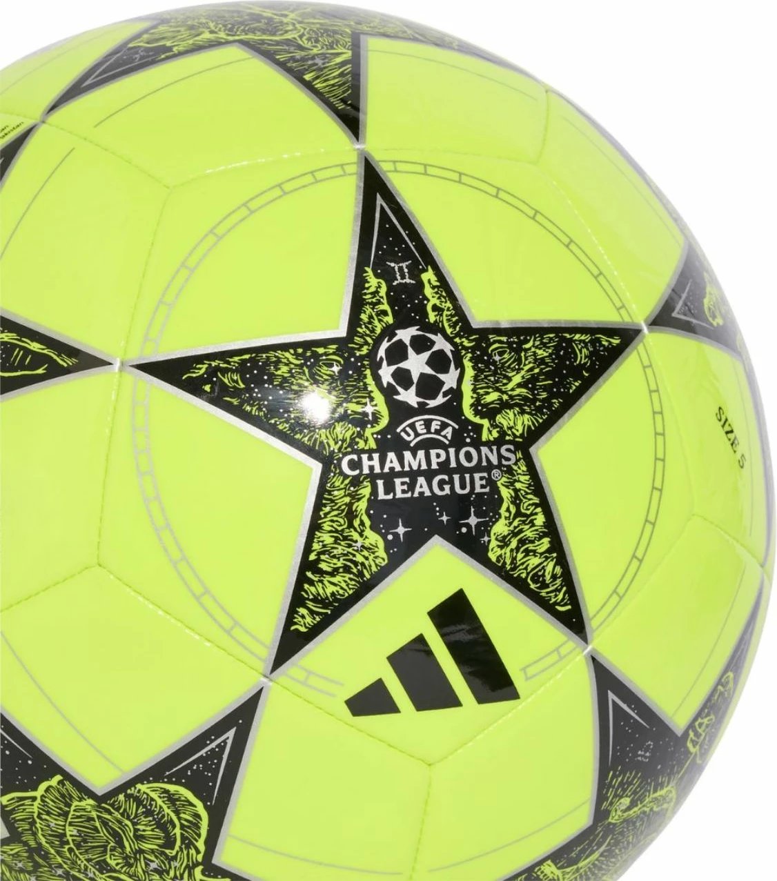 Top futbolli adidas, verdhë e zi