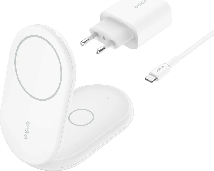 Karikues wireless Belkin BoostCharge, 15W, 1.5m, Bardhë