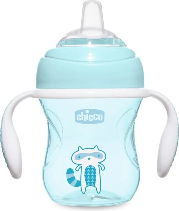 Kupë trajnimi Chicco me grykë të butë silikoni për djalë 200ml