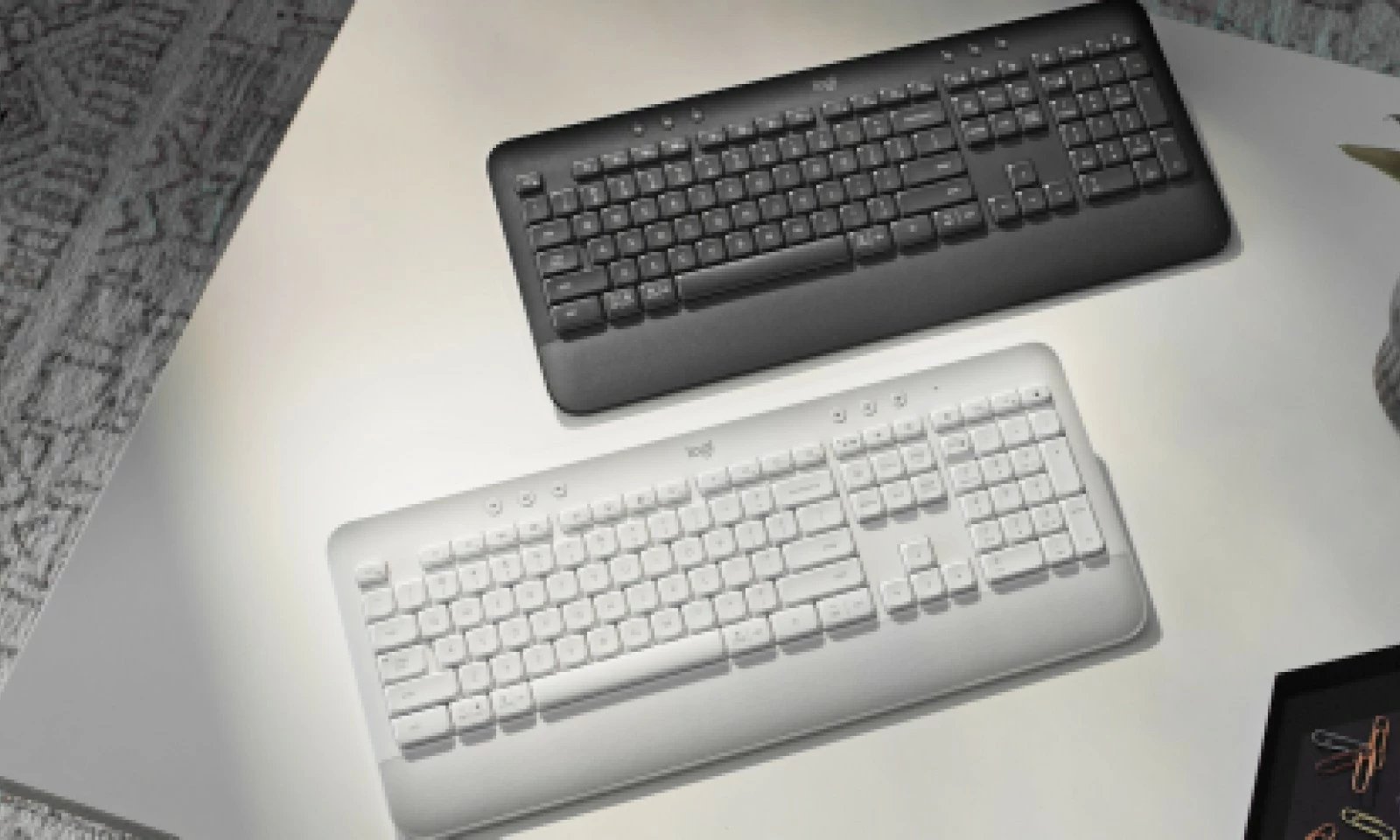 Tastierë Logitech SIGNATURE K650, wireless, Bluetooth, full-size, QWERTY, graphite