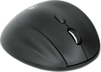 Maus wireless MANHATTAN ergonomik, 6 butona, USB-A/C, i zi