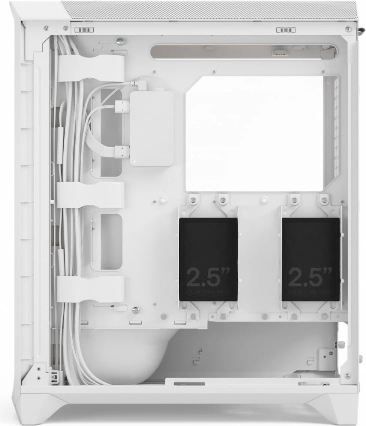Kasë Fractal Design Meshify 3 Ambience ProRGB White TG Clear, ATX, RGB, Xham i temperuar, E bardhë
