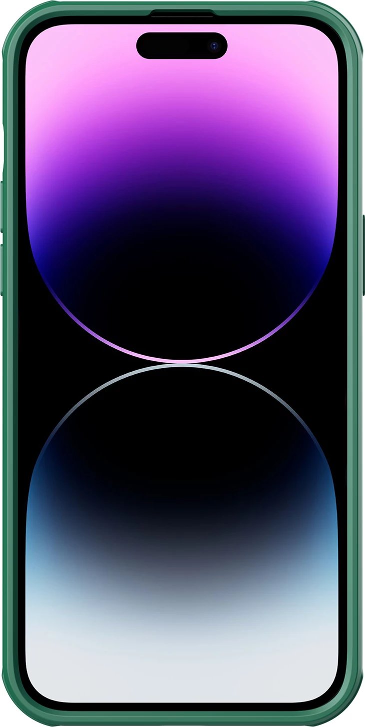 Mbështjellës Nillkin CamShield S Case për iPhone 14 Pro Max, me mbrojtëse kamere, Gjelbër