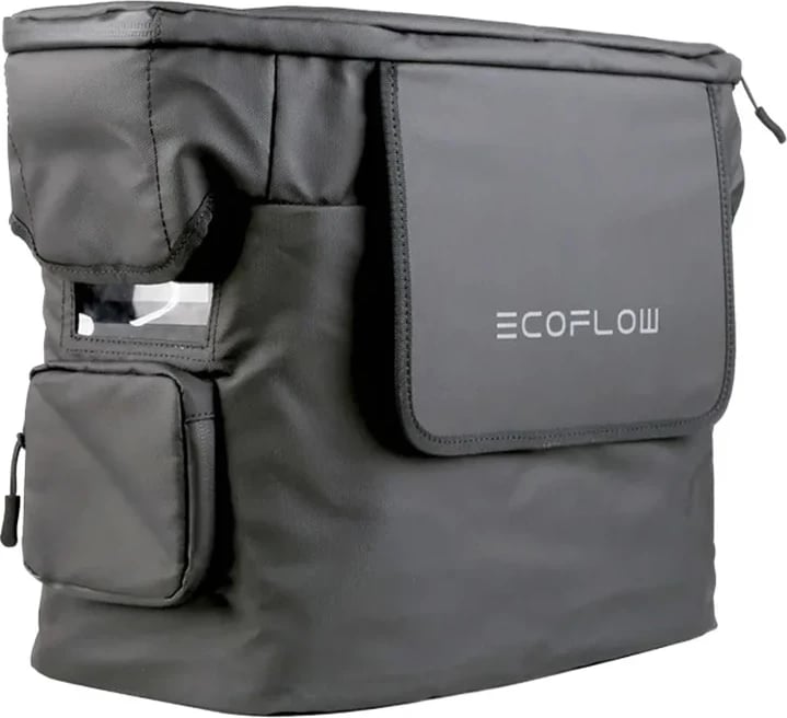 Çantë EcoFlow DELTA 2, rezistente ndaj ujit, për stacion energjie, e zezë