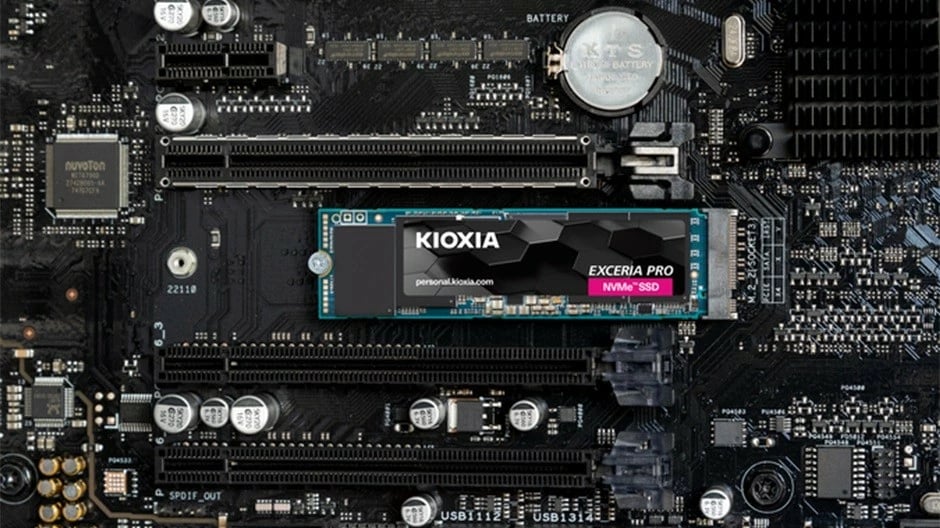 SSD Kioxia Exceria Pro 1TB, NVMe, M.2 2280, PCIe 4.0 SSD Kioxia Exceria Pro 1TB, NVMe, M.2 2280, PCIe 4.0