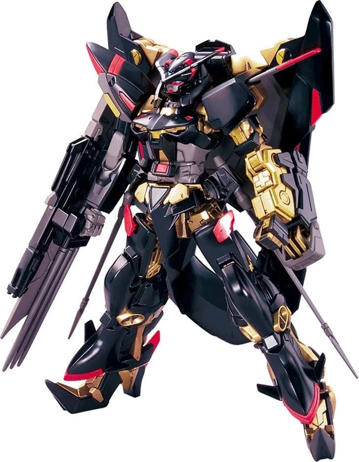 Figurinë koleksionuese Bandai HG 1/144 Gundam Astray Gold Frame Amatsu Mina, e kuqe