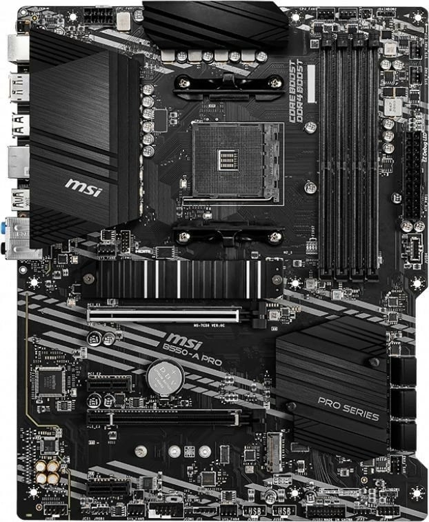 Pllakë amë MSI B550-A PRO, Socket AM4, ATX, DDR4, e zezë