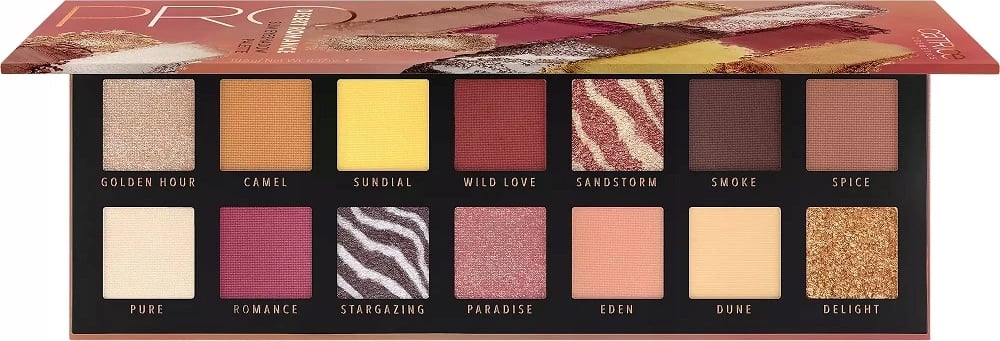 Paletë për sy Catrice Pro Desert Romance Slim Eyeshadow Palette 010 Destination Love për femra, paletë 10.6g