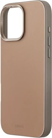 Mbështjellës UNIQ Lyden DS për iPhone 16 Pro 6.3", Magclick, kafe-gri