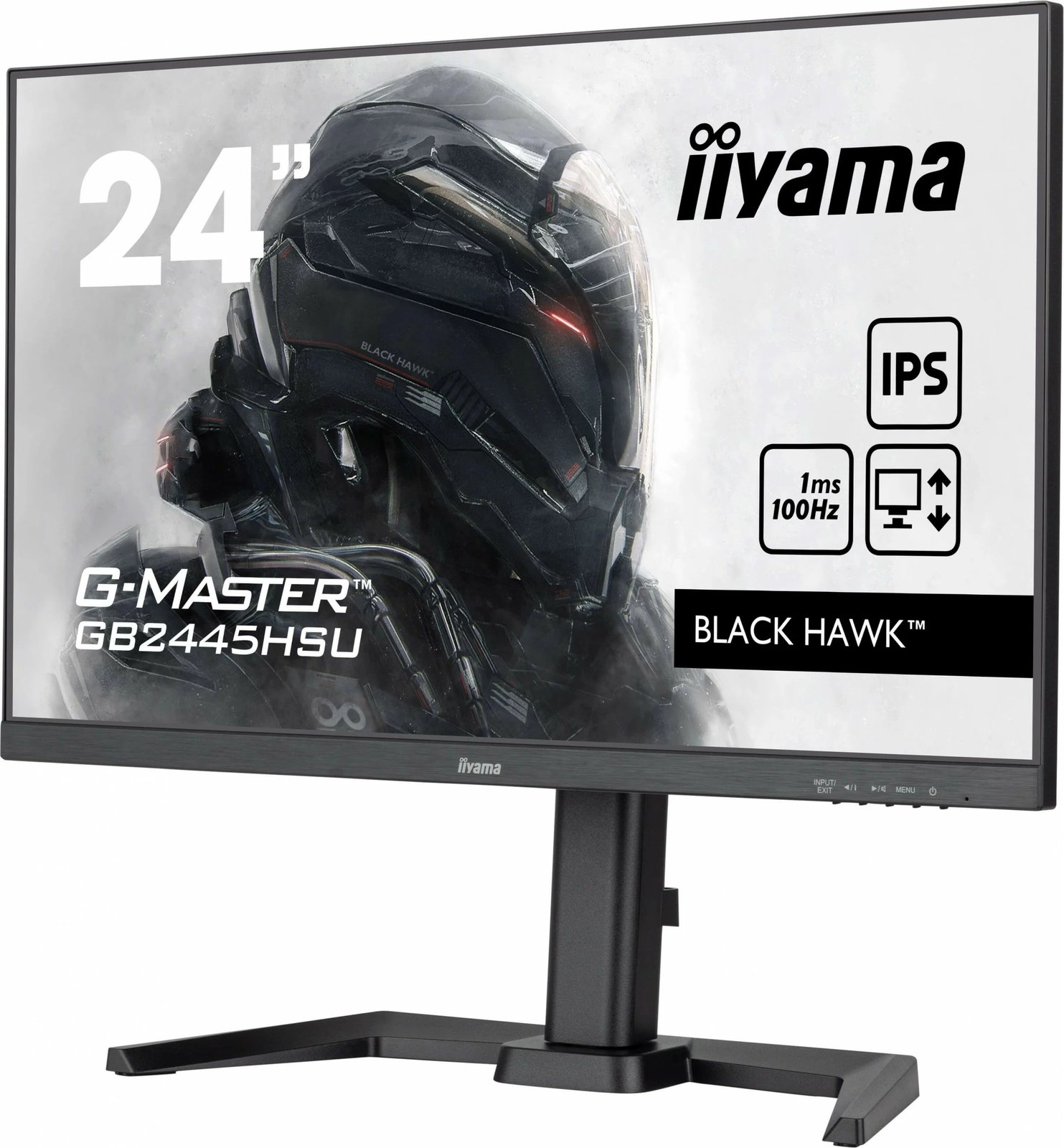 Monitor iiyama G-MASTER GB2445HSU-B2, 23.8", Full HD, LED, 1ms, i zi