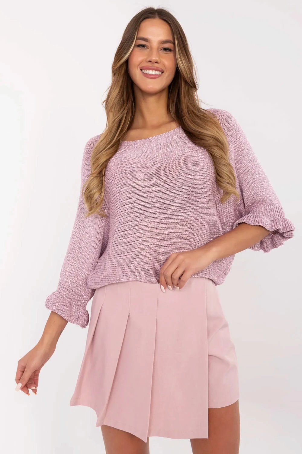 Skort femra Italy Moda 209511, rozë