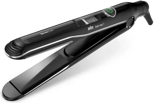 Hekur flokësh Braun Satin Hair 7 ST780E, qeramik, i zi