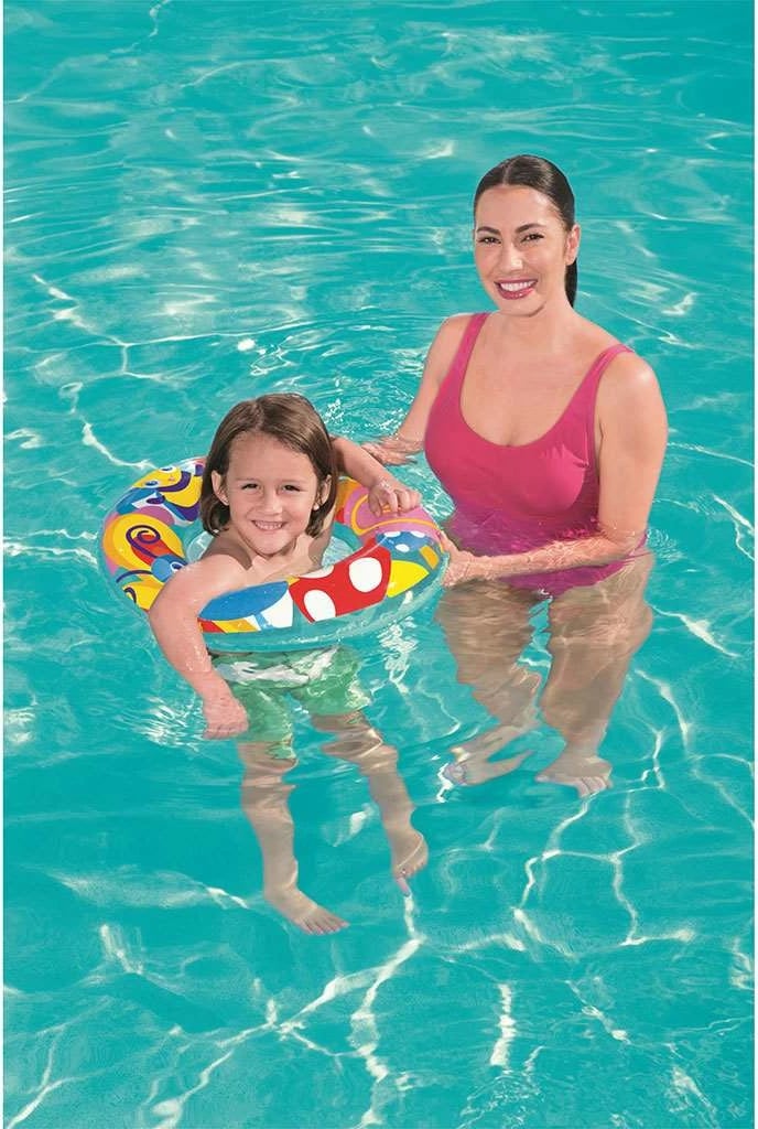 unazë noti fryrëse, Bestway, Bees, diametër 56 cm, shumëngjyrëshe