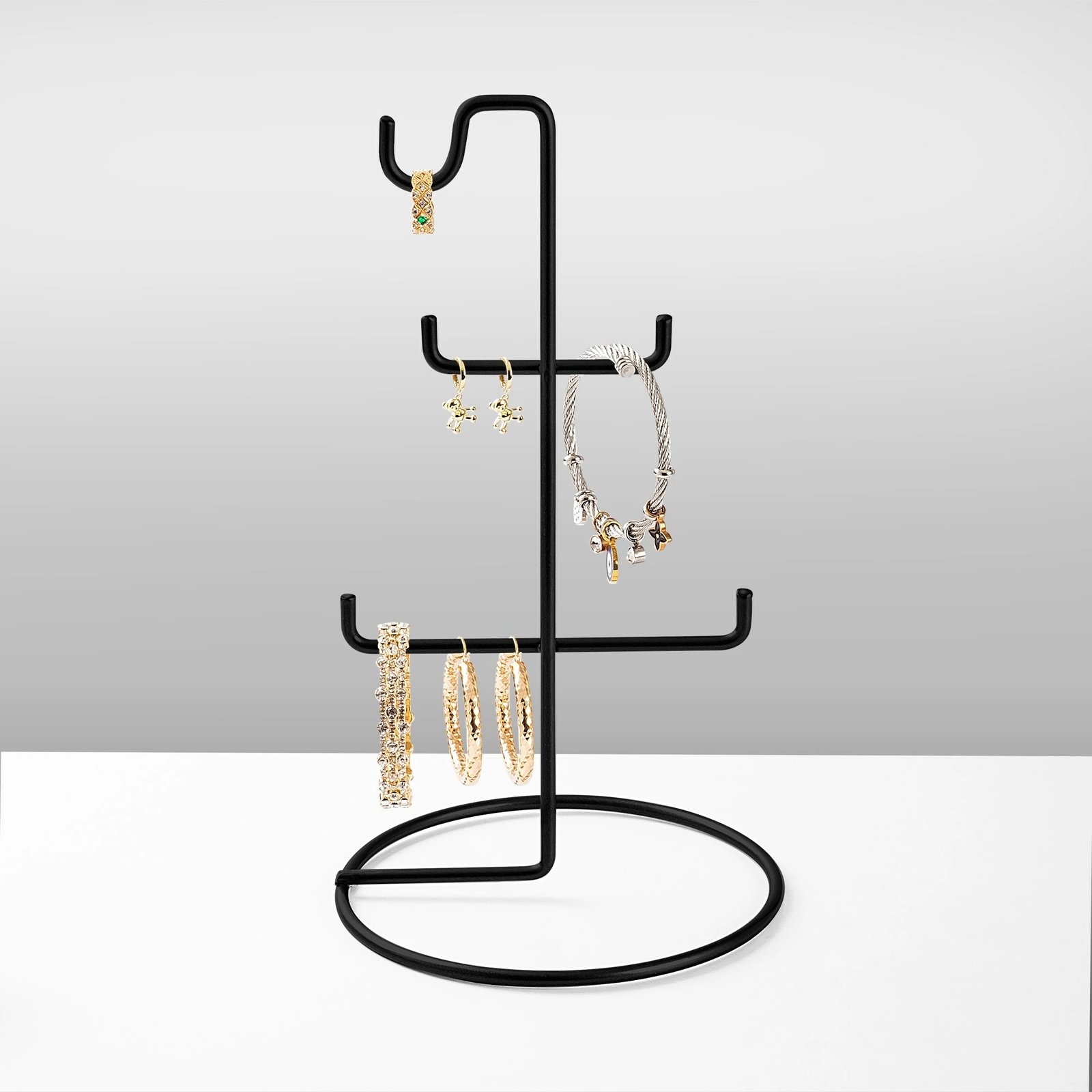 Organizues bizhuterish, dizajn Aberto, TK-003-B, ngjyrë e zezë