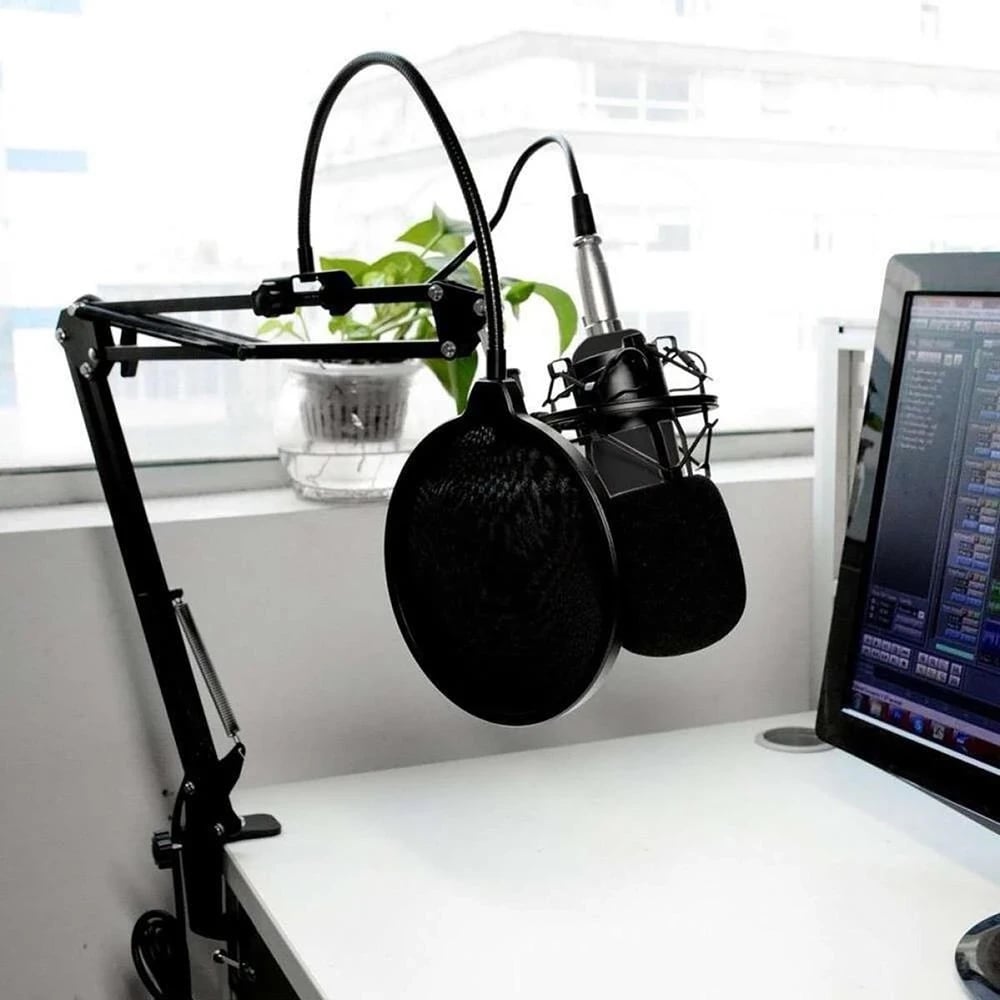 Mikrofon për studio dhe streaming, Media tech MT397S, i zi Mikrofon për studio dhe streaming, Media tech MT397S, i zi