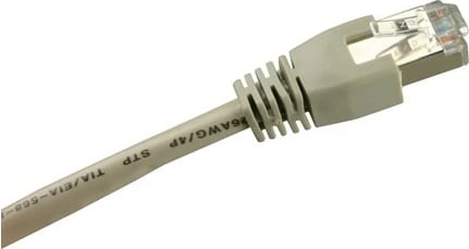 Kabllo rrjeti Sharkoon Cat6 RJ45 0.5m gri