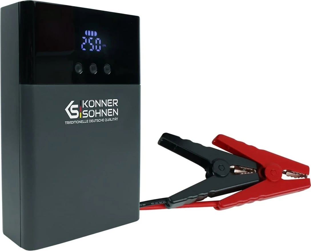 Pajisje startuese me kompresor Könner & Söhnen JSP-1200, E zezë