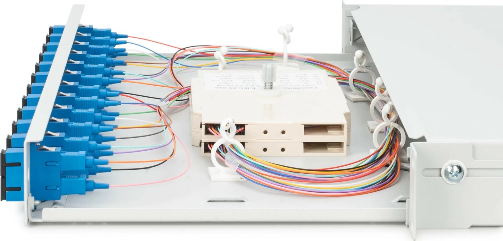 Kasë rrjeti Digitus LWL Spleißbox 1HE, 12x SC DX, gri