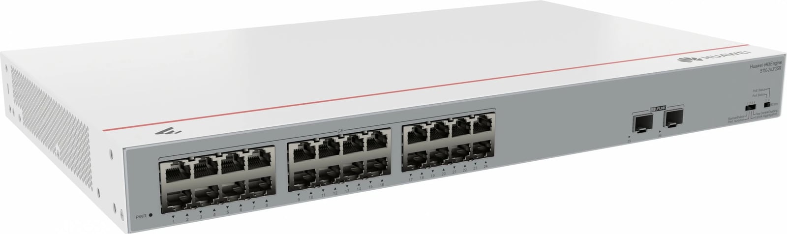 Switch Huawei eKit S110-24LP2SR, L2, Gigabit Ethernet, PoE, Rack 1U, Gri