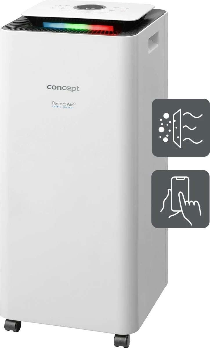 Dehumidifikues dhe pastrues ajri Concept Perfect Air Smart OV2216, i bardhë