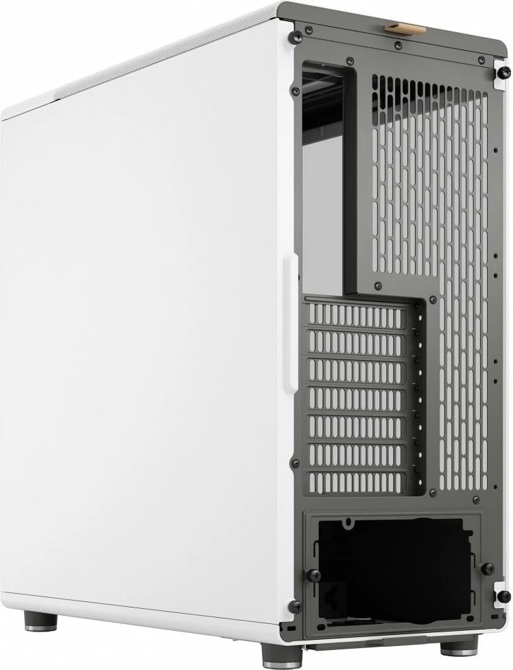 Kasë Fractal Design North Chalk White TG Clear Tint, ATX, xham i temperuar, e bardhë