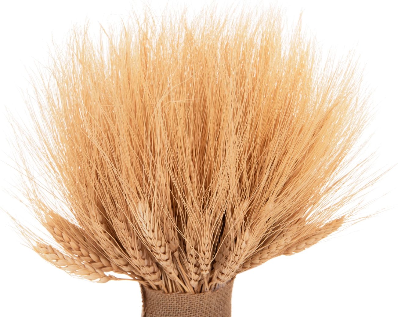 Buqetë dekorative me grurë të thatë, ngjyrë natyrale, FH7963, 48H cm