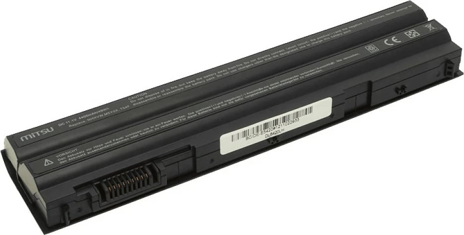 Bateri Mitsu për Dell Latitude E5420/E6420, 4400 mAh, 11.1V, 6 qeliza, Zezë
