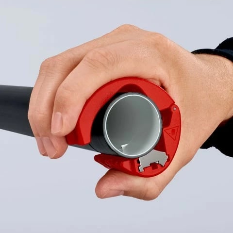Prerës kabllosh Knipex BiX, plastikë/çelik inox, 5 cm, kuq